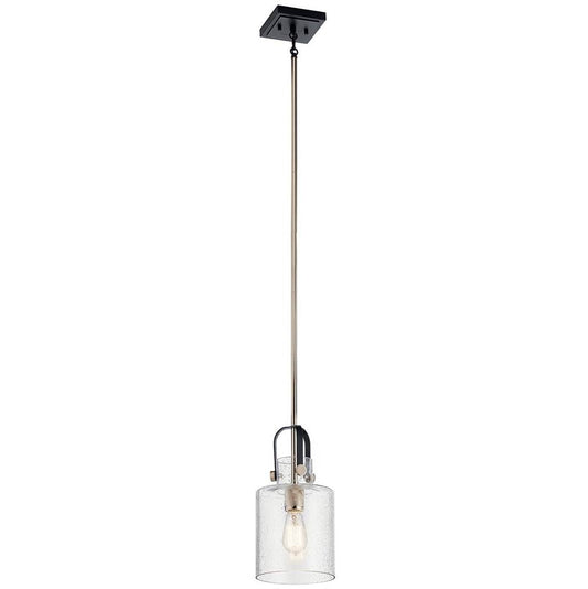 KICHLER 52035PN Kitner 7" 1 Light Pendant Polished Nickel