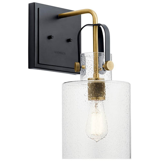 KICHLER 52036NBR Kitner 16.5" 1 Light Wall Sconce Natural Brass