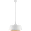 KICHLER 52097WH Elias 15.25" 1 Light Convertible Pendant White