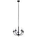 KICHLER 52385BK Kennewick 5 Light Chandelier Brushed Nickel