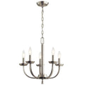 KICHLER 52385NI Kennewick 5 Light Chandelier Brushed Nickel