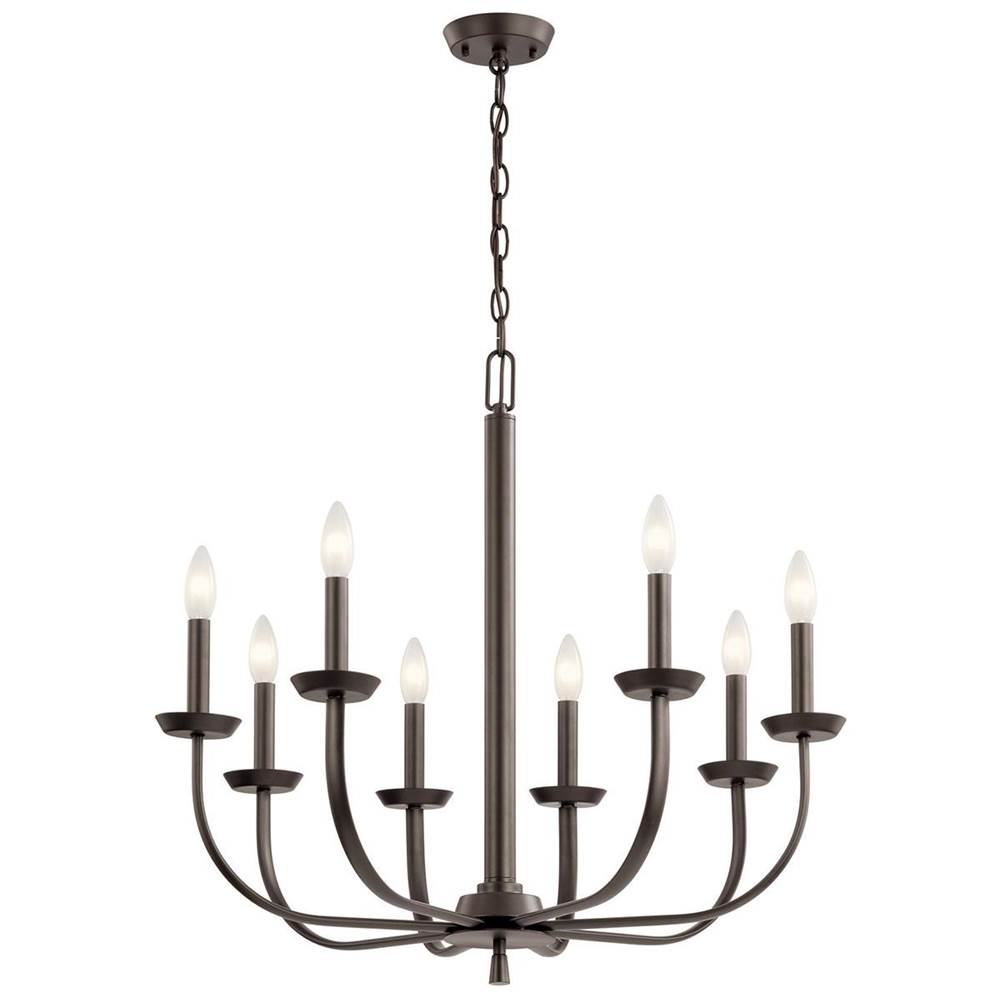 KICHLER 52388OZ Kennewick 9 Light Chandelier Olde Bronze