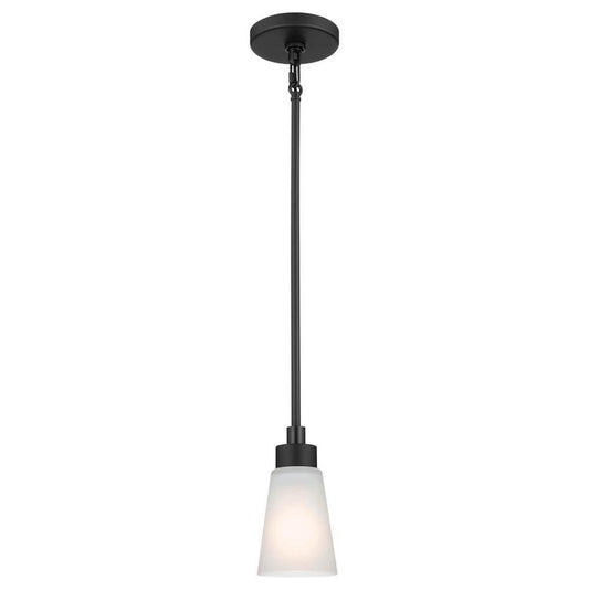KICHLER 52444BK Erma Mini Pendant 1 Light - Black