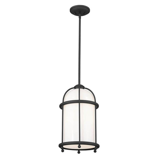 KICHLER 52464BKT Topiary 10" 1 Light Pendant Textured Black
