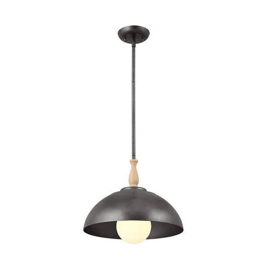 KICHLER 52476AVI Thera 14" 1 Light Pendant Anvil Iron