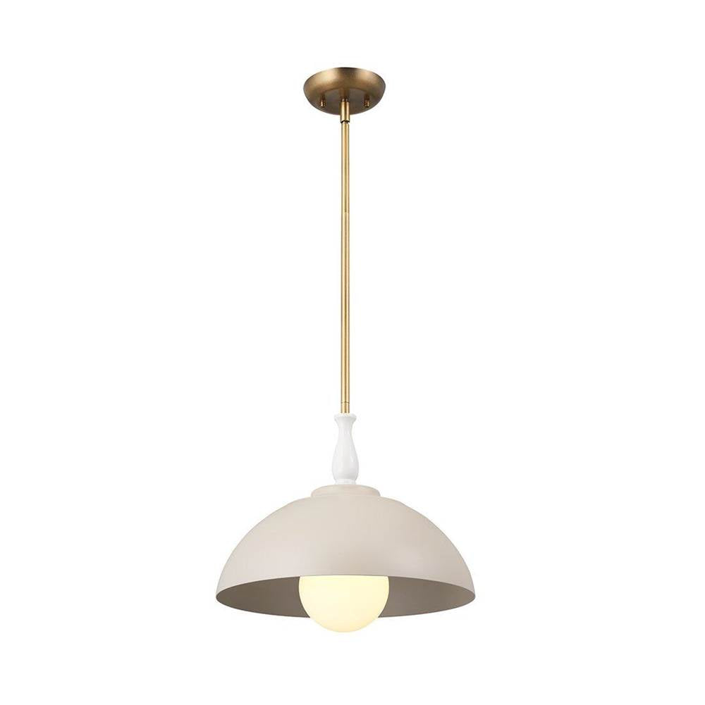 KICHLER 52476GRG Thera 14" 1 Light Pendant Greige