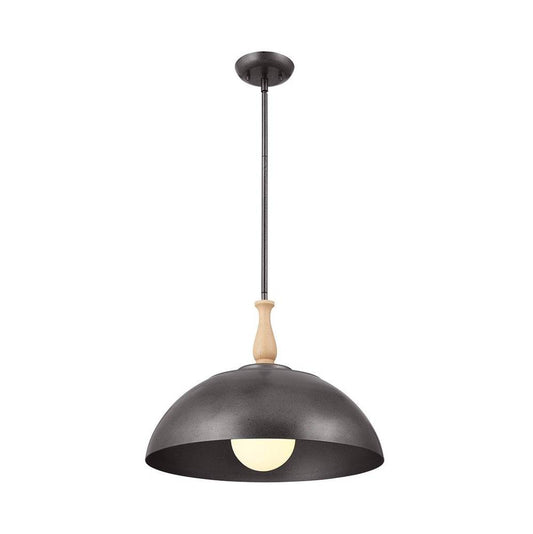 KICHLER 52477AVI Thera 18" 1 Light Pendant Anvil Iron