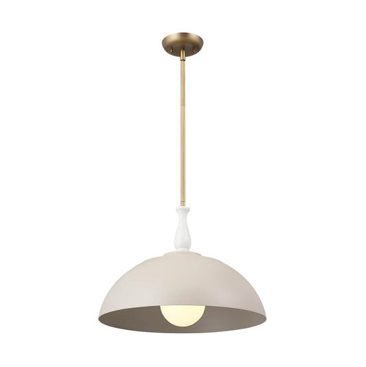 KICHLER 52477GRG Thera 18" 1 Light Pendant Greige