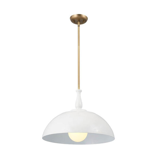 KICHLER 52477WH Thera 18" 1 Light Pendant White