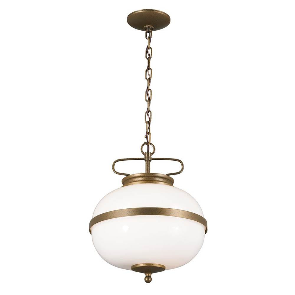 KICHLER 52478CHZ Dame 12" 2 Light Pendant Character Bronze