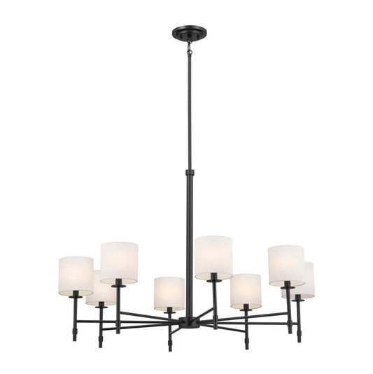 KICHLER 52502BK Ali Chandelier 8 Light - Black