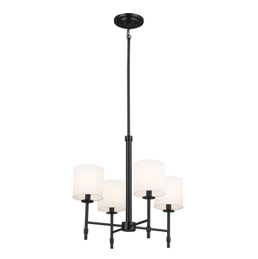 KICHLER 52504BK Ali Mini Chandelier 4 Light - Black