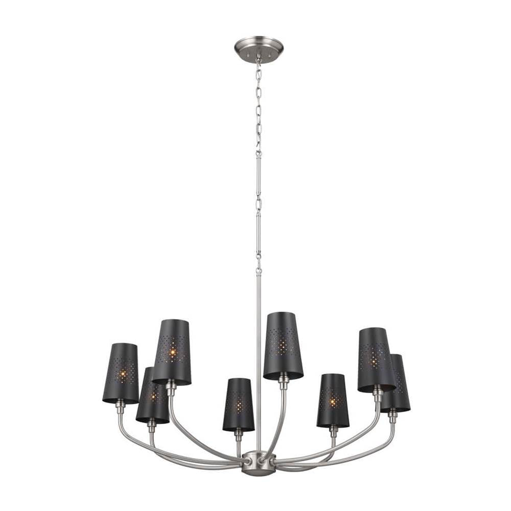 KICHLER 52509CLP Adeena Chandelier 8 Light - Classic Pewter