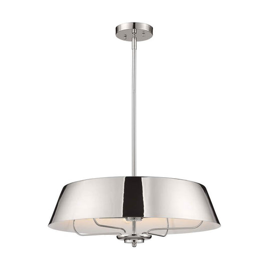 KICHLER 52543PN Luella Pendant/Semi Flush 4 Light - Polished Nickel