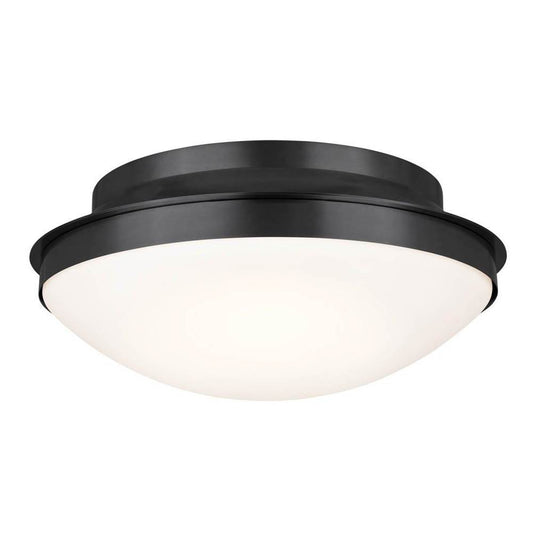 KICHLER 52545BK Bretta Flush Mount 3 Light - Black