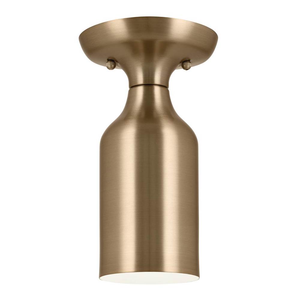 KICHLER 52598CPZ Sisu 9 Inch 1 Light Semi Flush in Champagne Bronze