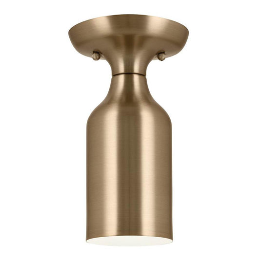 KICHLER 52598CPZ Sisu 9 Inch 1 Light Semi Flush in Champagne Bronze
