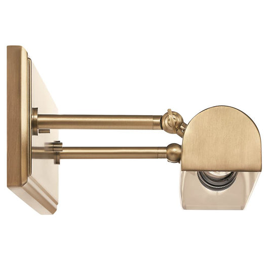 KICHLER 52686CPZ Carston 24 Inch 2 Light LED Picture Light in Champagne Bronze with White Interior