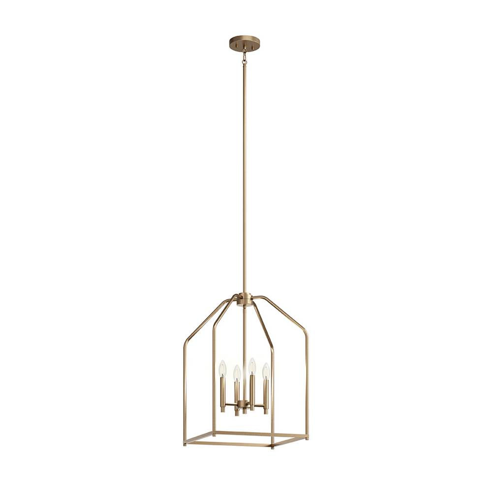 KICHLER 52722CPZ Madden 25.5" 4 Light Pendant in Champagne Bronze