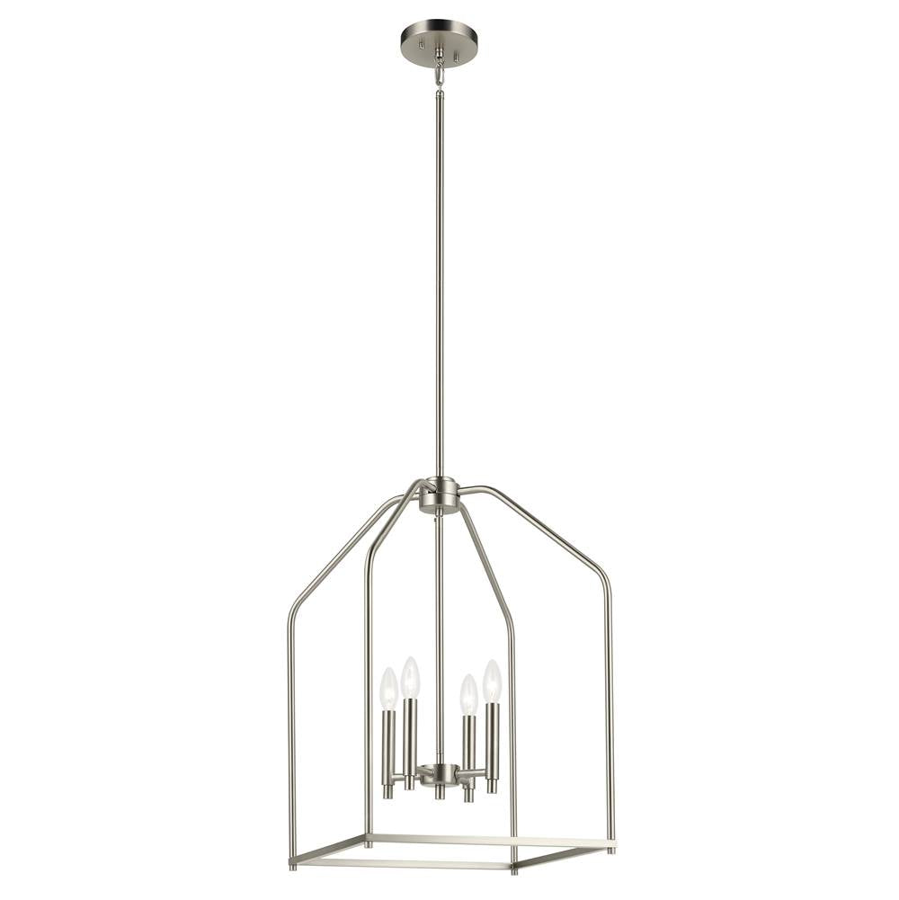 KICHLER 52722NI Madden 25.5" 4 Light Pendant in Brushed Nickel
