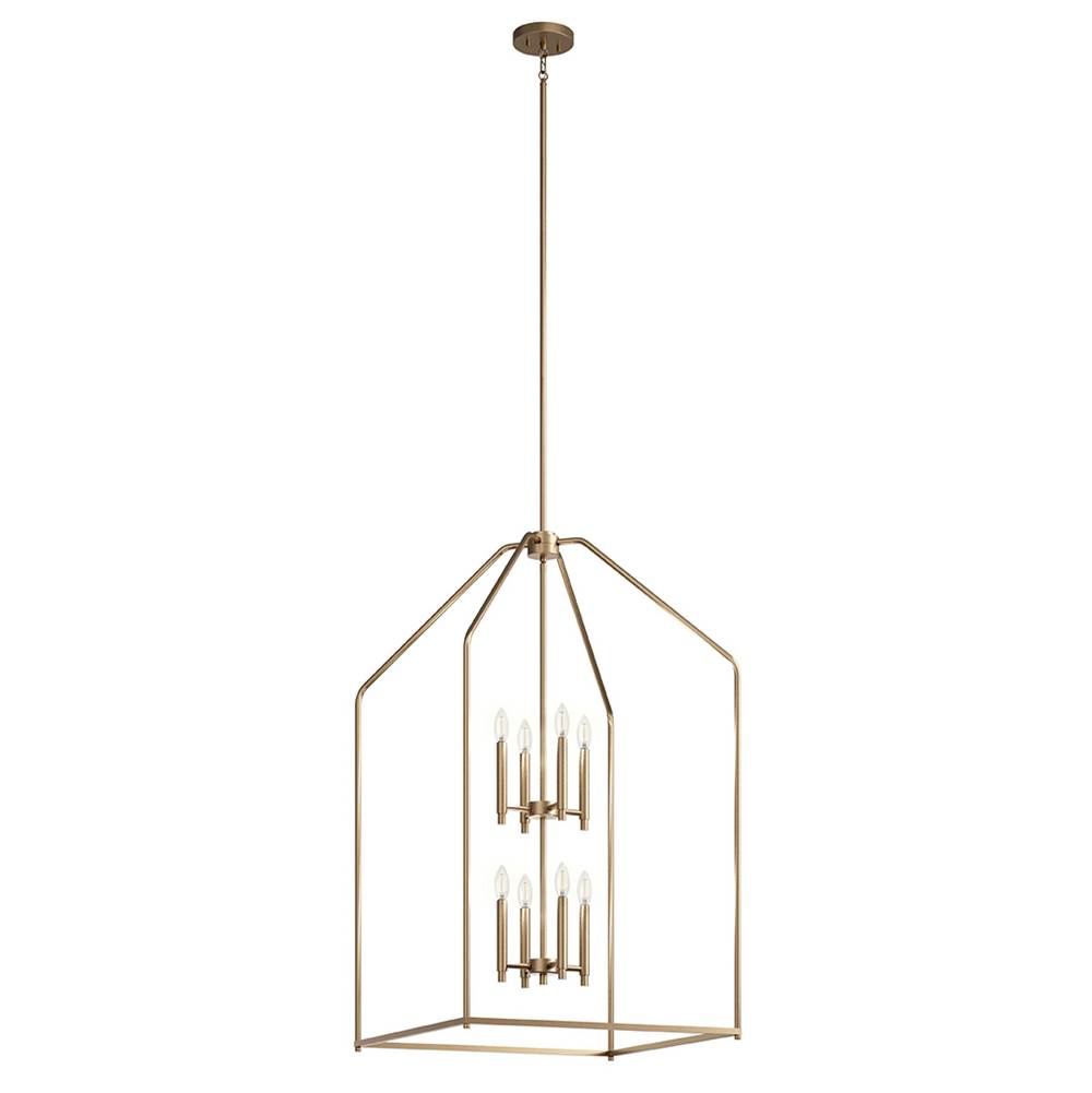 KICHLER 52724CPZ Madden Large Foyer Pendant 8 Light - Champagne Bronze