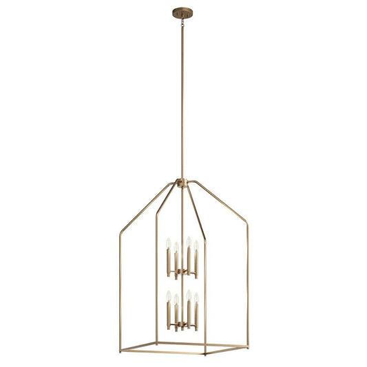 KICHLER 52724CPZ Madden Large Foyer Pendant 8 Light - Champagne Bronze