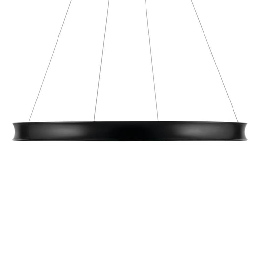 KICHLER 52748BKLED Larousse 49.5 Inch LED Chandelier in Black and Champagne Bronze