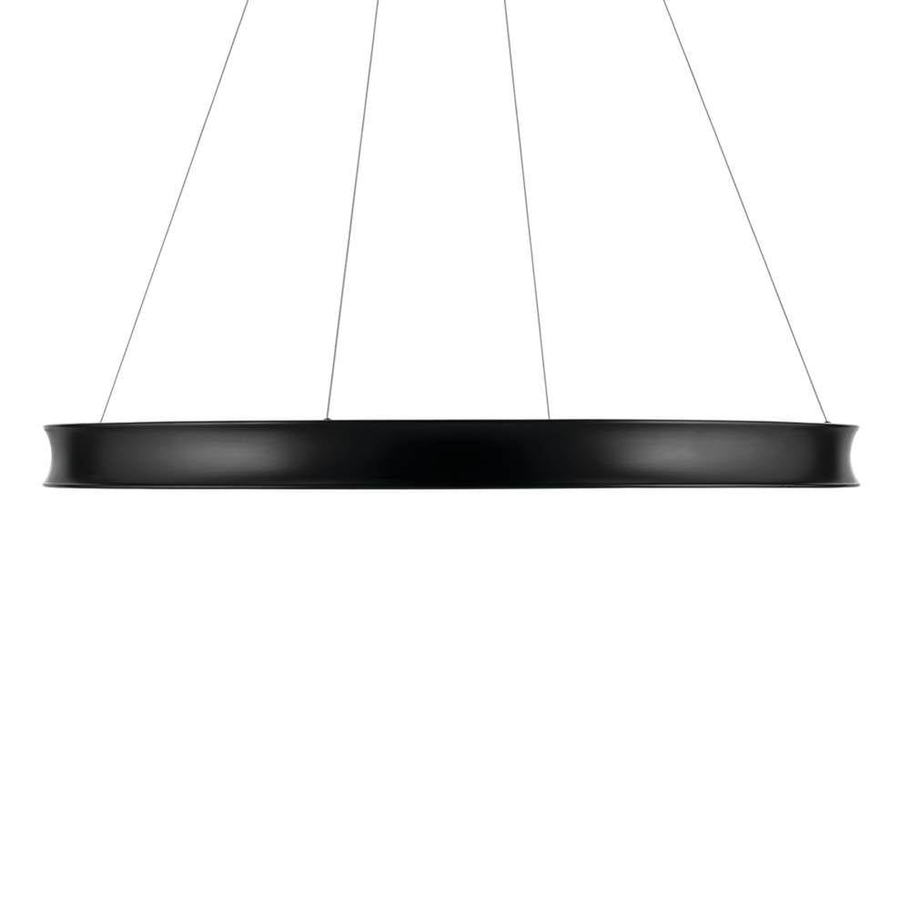 KICHLER 52748BKLED Larousse 49.5 Inch Led Chandelier In Black And Champagne Bronze