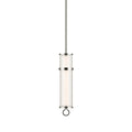 KICHLER 52755PNLED Riven 15.5 Inch Led 1 Light Pendant With Clear Fluted Glass In Polished Nickel
