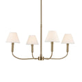 KICHLER 52766CPZ Eadie 30.75 Inch 4 Light Chandelier In Champagne Bronze