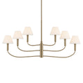 KICHLER 52767CPZ Eadie 41 Inch 6 Light Chandelier In Champagne Bronze