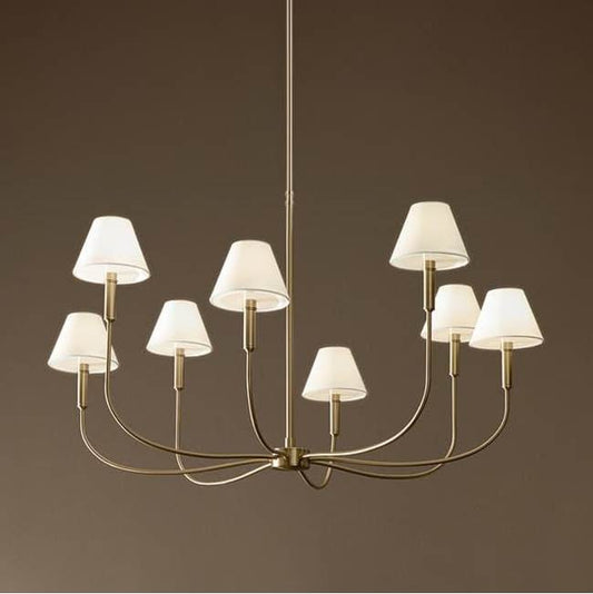 KICHLER 52769CPZ Eadie 41.25 Inch 8 Light Chandelier in Champagne Bronze