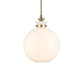KICHLER 52779CPZ Laria 15 Inch 1 Light Pendant With Opal Glass In Champagne Bronze