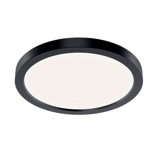 KICHLER 53009BK30 Ara 9.25" Round LED Flush mount in Black