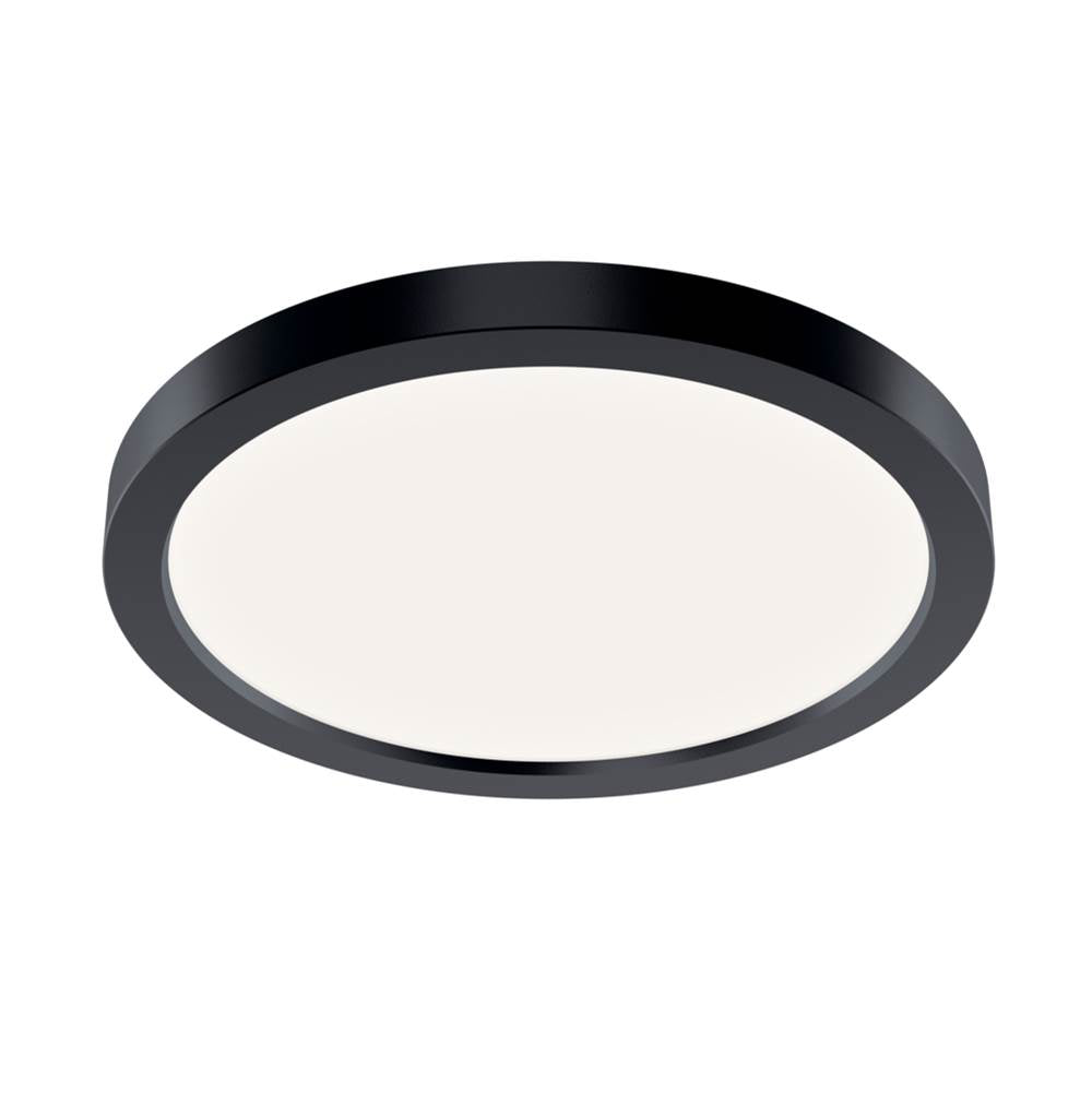 KICHLER 53009BK30 Ara 9.25" Round Led Flush Mount In Black