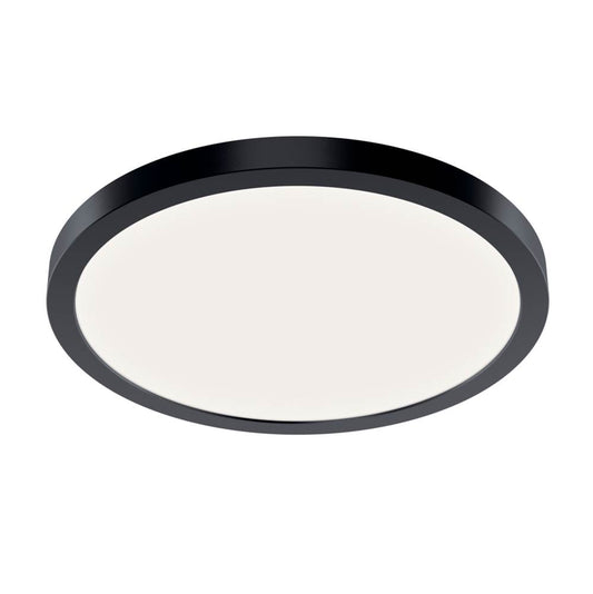 KICHLER 53011BK30 Ara 11.25" Round LED Flush mount in Black