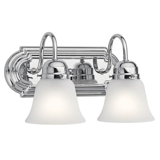 KICHLER 5336CHS 12.25" 2 Light Vanity Light Chrome