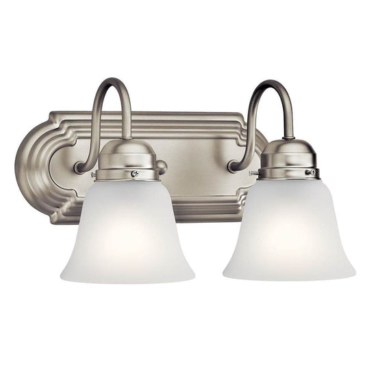 KICHLER 5336NIS 12.25" 2 Light Vanity Light Brushed Nickel