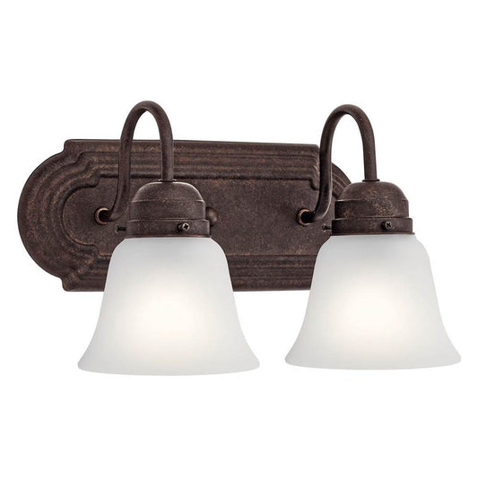 KICHLER 5336TZS 12.25" 2 Light Vanity Light Tannery Bronze