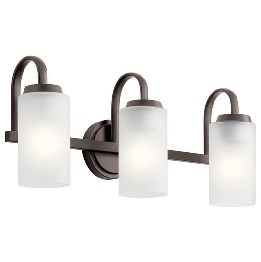 KICHLER 55087OZ Kennewick Bath 3 Light - Olde Bronze