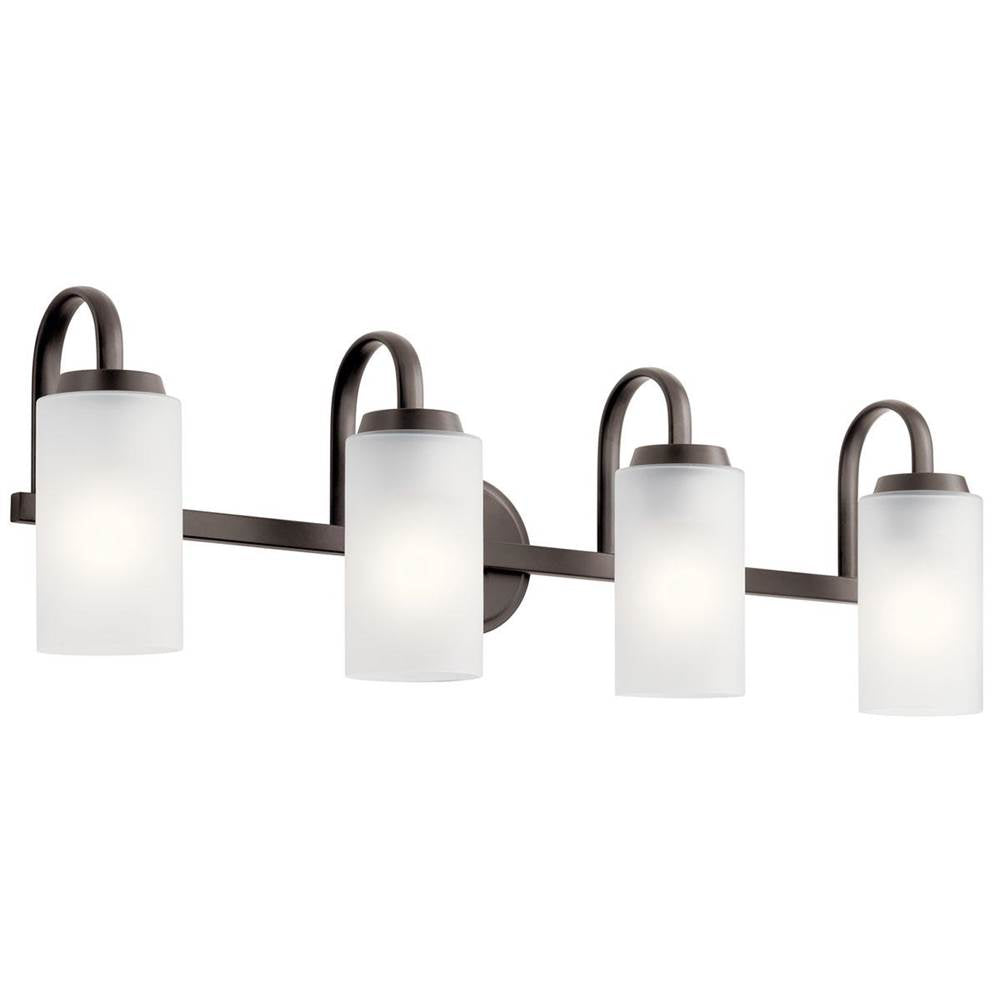 KICHLER 55088OZ Kennewick Bath 4 Light - Olde Bronze