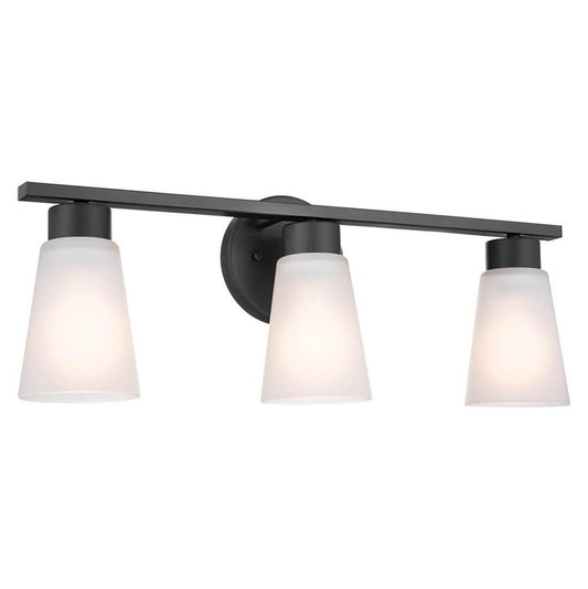 KICHLER 55121BK Stamos Bath 3 Light - Black