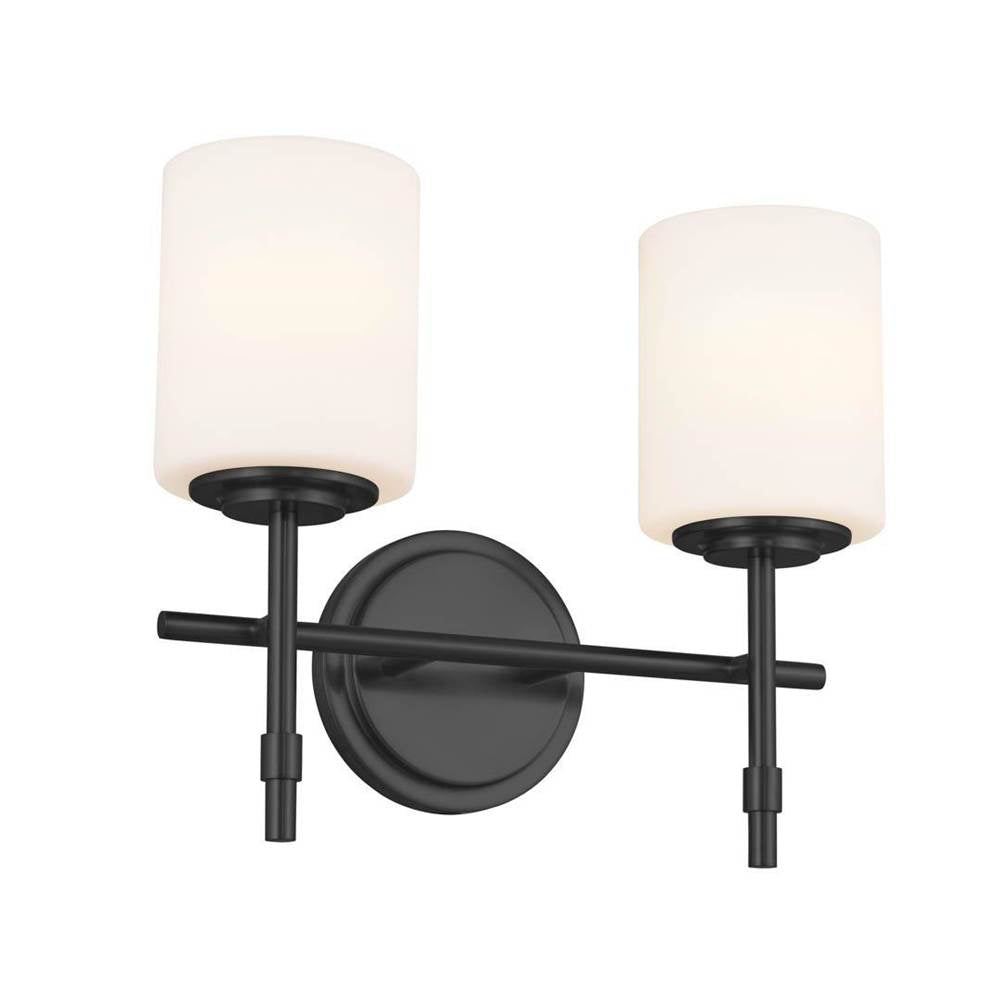 KICHLER 55141BK Ali Bath 2 Light - Black