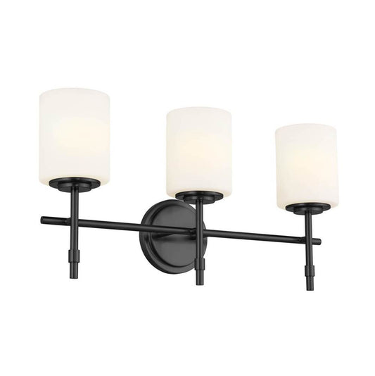 KICHLER 55142BK Ali Bath 3 Light - Black