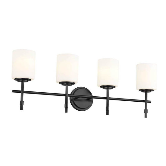 KICHLER 55143BK Ali Bath 4 Light - Black