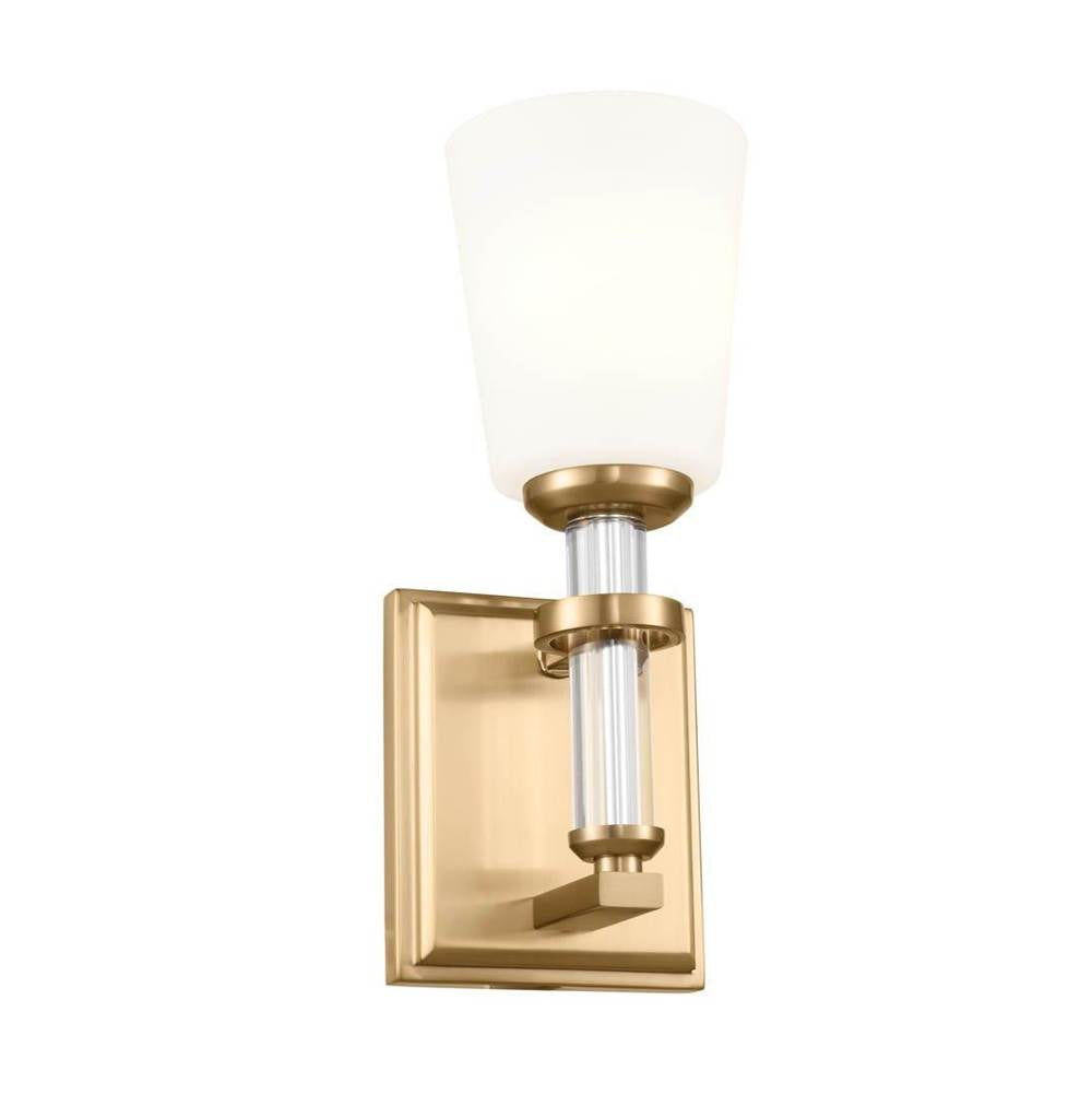 KICHLER 55145BNB Rosalind Wall Sconce 1 Light - Brushed Natural Brass