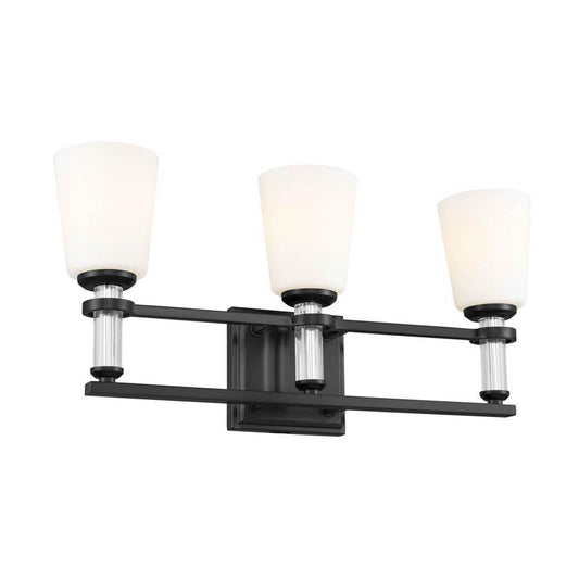 KICHLER 55147BK Rosalind Bath 3 Light - Black