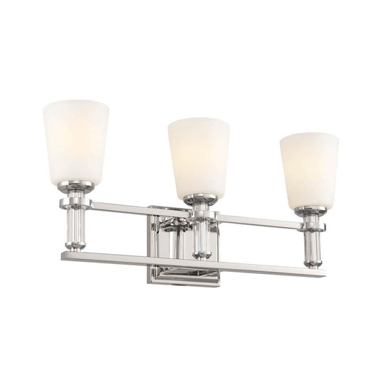 KICHLER 55147PN Rosalind Bath 3 Light - Polished Nickel