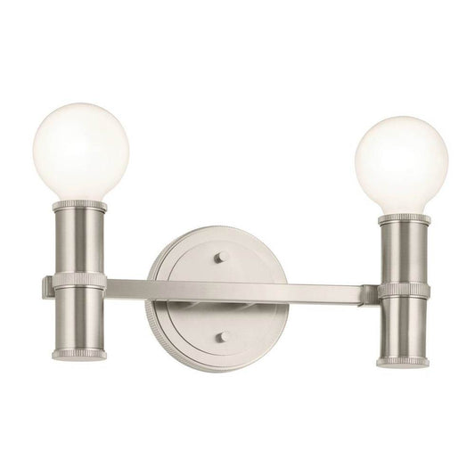 KICHLER 55158NI Torche 13 Inch 2 Light Vanity in Brushed Nickel
