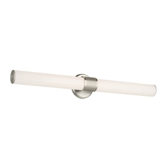 KICHLER 55193NILED Sashi 32" Bath Bar Large LED with White Glass in Brushed Nickel